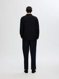 Selected LONG-SLEEVED LINEN BLEND OVERSHIRT, Black, highres - 16092244_Black_004.jpg