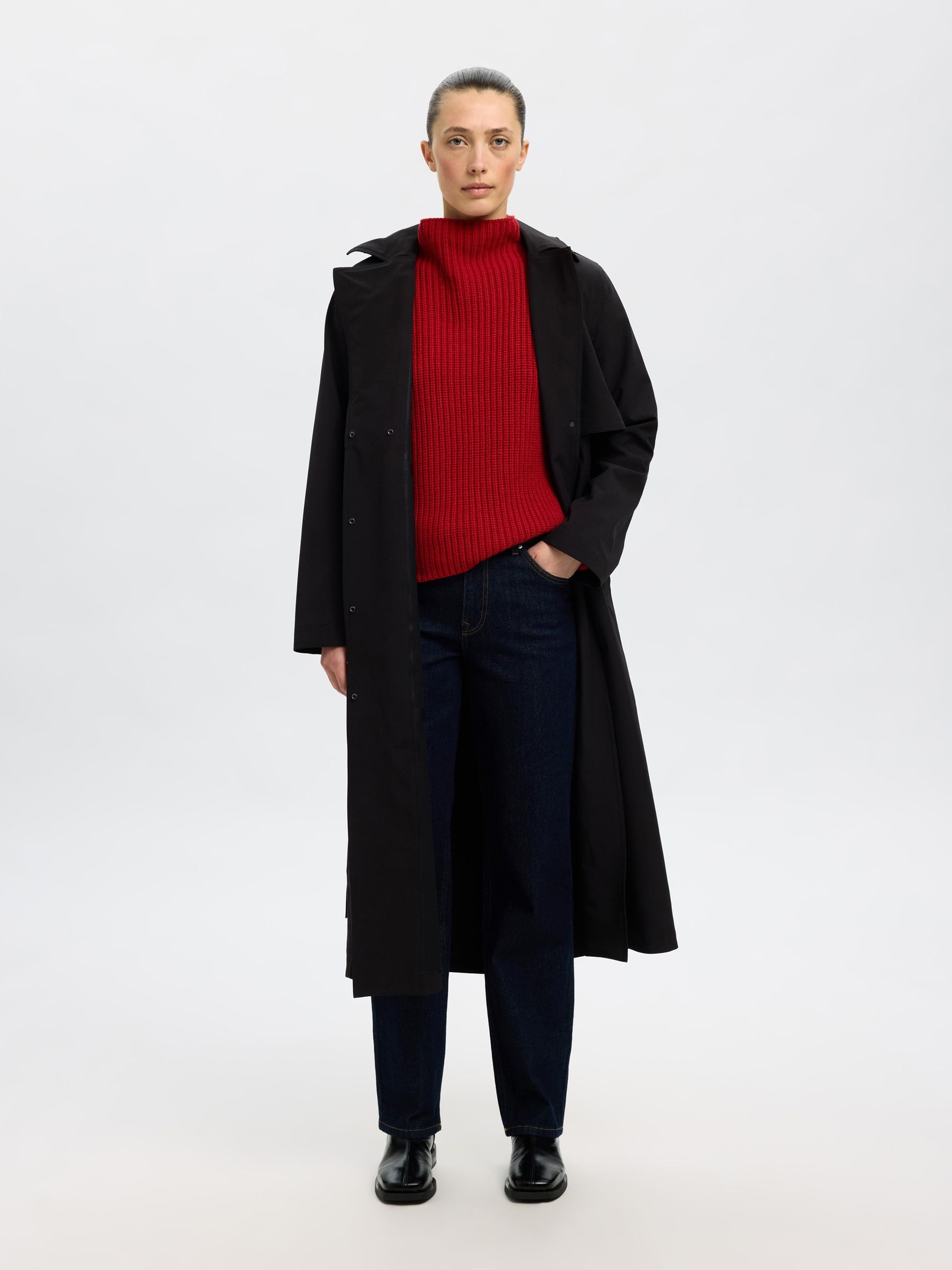 OVERSIZED PULLOVER, Equestrian Red, highres