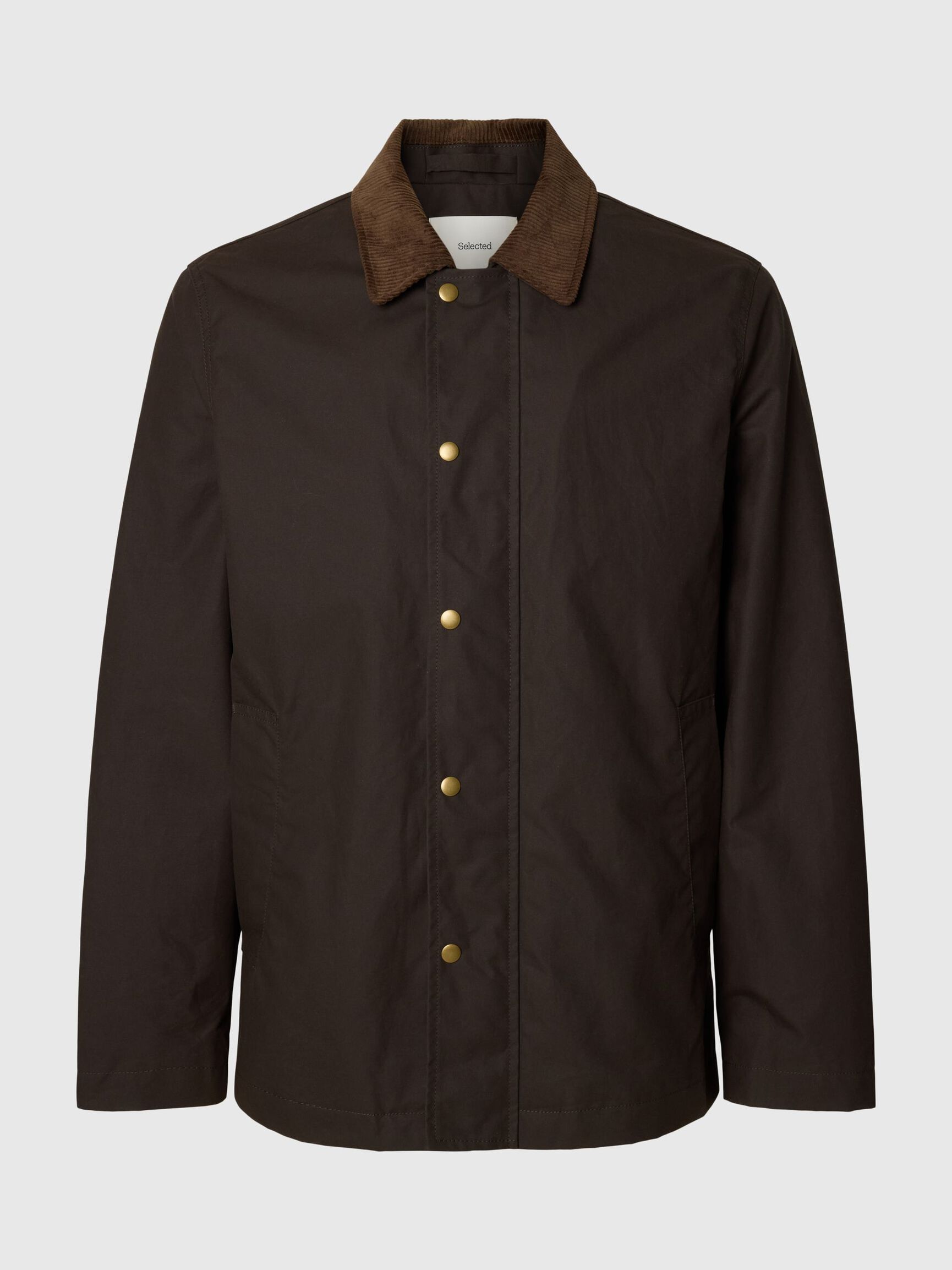 WAXED COTTON JACKET, Delicioso, highres
