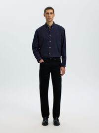 175 SLIM FIT JEANS, Black Denim, highres