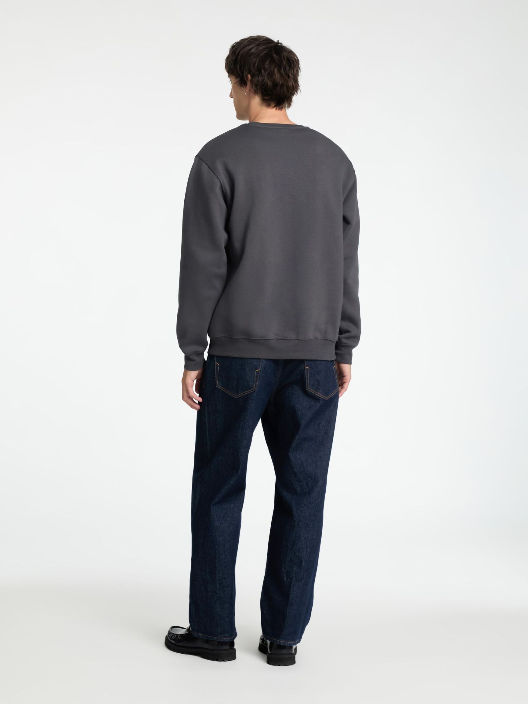 BESTICKTE SWEATSHIRT, Asphalt, highres