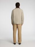 Selected WAXED COTTON JACKET, Feather Gray, highres - 16097932_FeatherGray_004.jpg