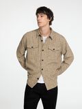 Selected BOXY FIT BOUCLÉ OVERSHIRT, Sand, highres - 16095709_Sand_1143816_008.jpg