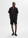Selected GAUFRÉE SHORT, Black, highres - 16094897_Black_005.jpg