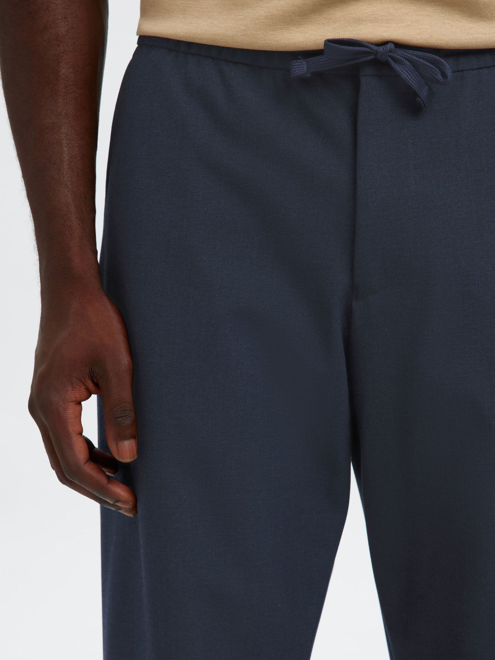 196 STRAIGHT FIT TROUSERS, Dark Sapphire, highres