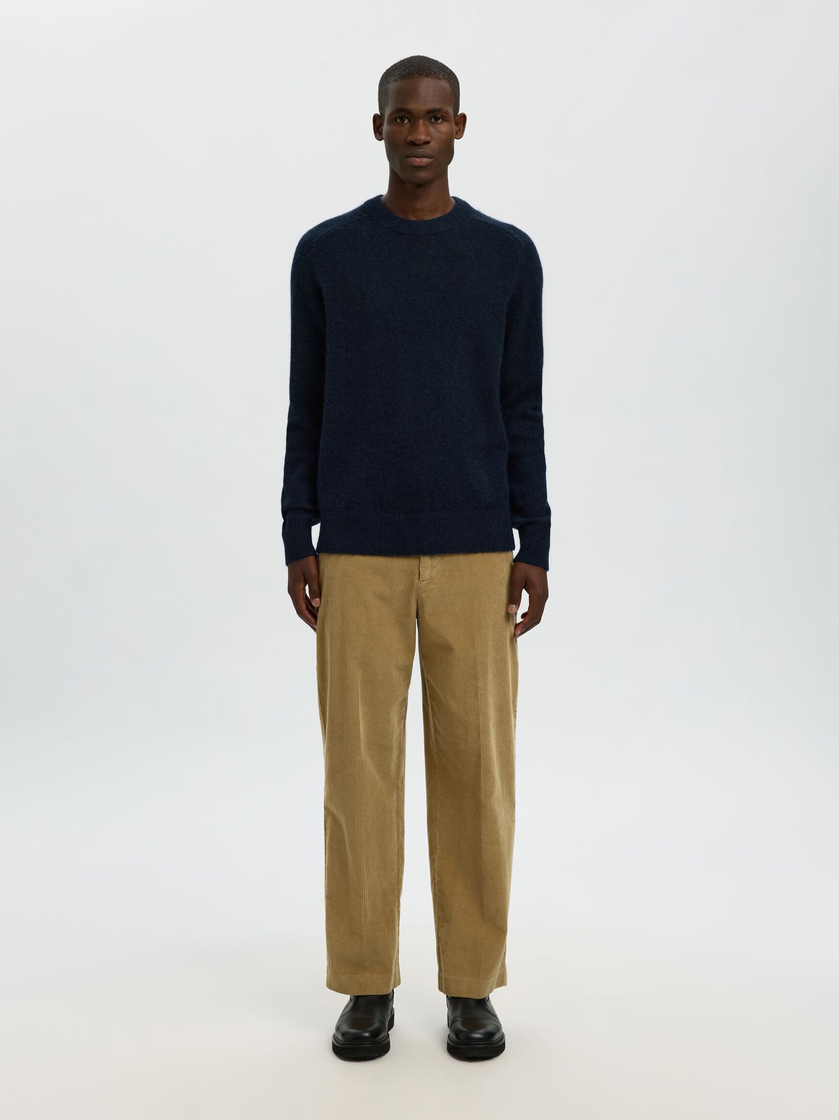 LANGÄRMELIGER STRICKPULLOVER, Sky Captain, highres