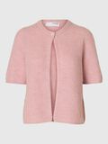 Selected WOLLGEMISCH KURZARM STRICKJACKE, Bleached Mauve, highres - 16096211_BleachedMauve_1156520_001.jpg