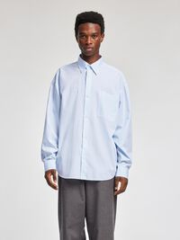 RELAXED FIT SHIRT, Light Blue, highres
