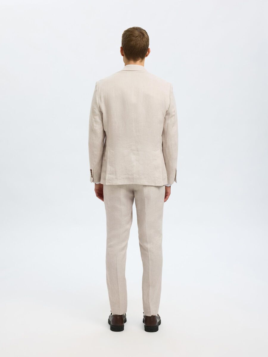 Selected 100% LINNEN BLAZER, Sand, highres - 16092414_Sand_004.jpg