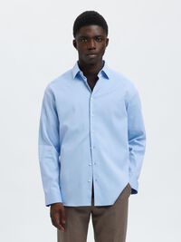 SLIM FIT SKJORTE, Light Blue, highres