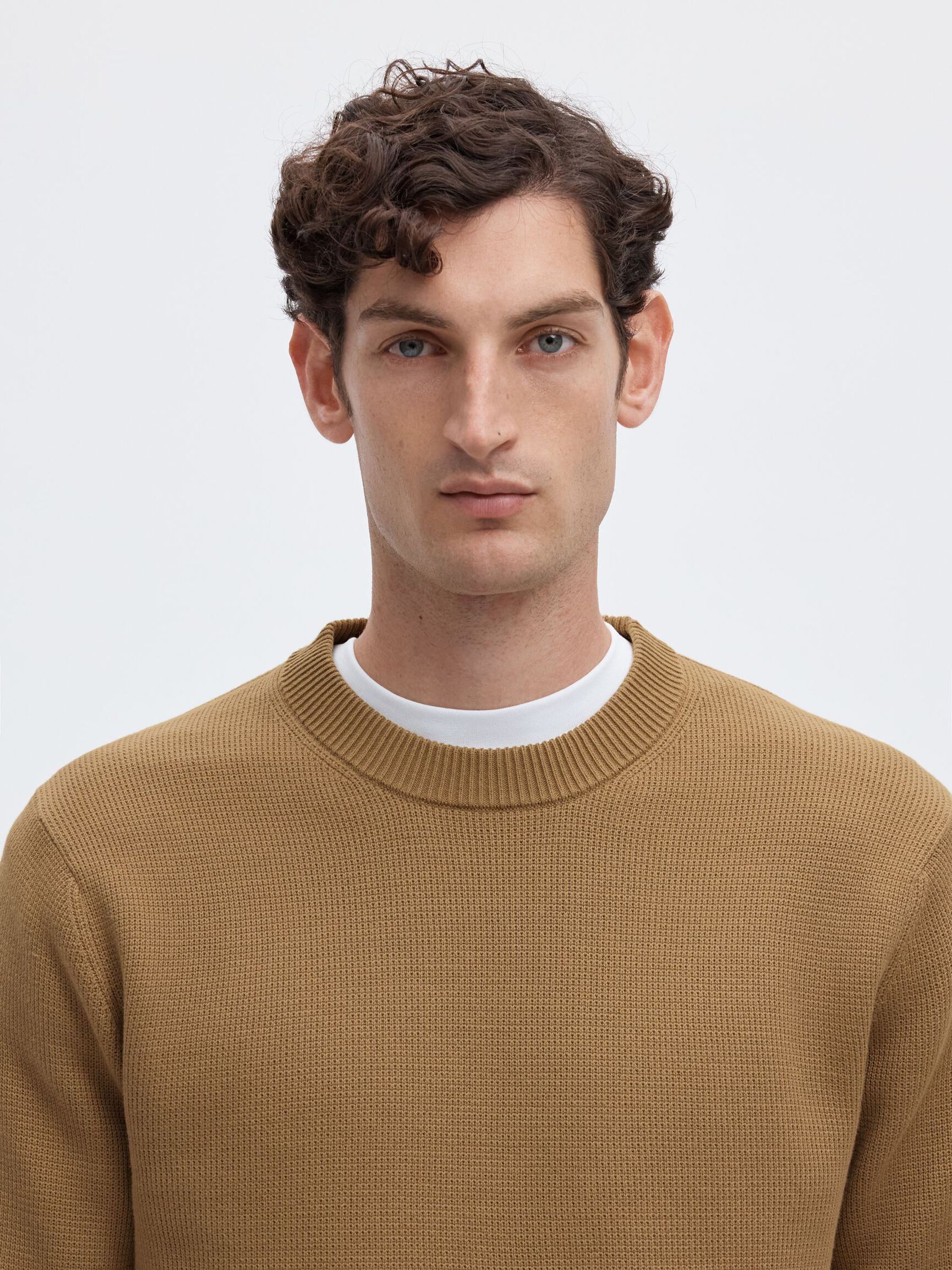 CREWNECK PULLOVER, Kelp, highres