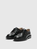 Selected KLASSIEKE LEREN DERBYSCHOENEN, Black, highres - 16094511_Black_006.jpg