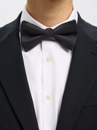 PLAIN BOW TIE, Black, highres
