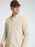 Selected OXFORD SHIRT, Oatmeal, highres - 16077359_Oatmeal_008.jpg