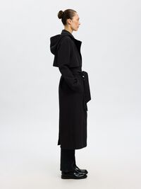 TECHNICAL  TRENCHCOAT, Black, highres