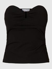 SANS MANCHES TOP CORSET, Black, highres