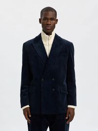 CORD ZWEIREIHIGER BLAZER, Dark Petrol, highres