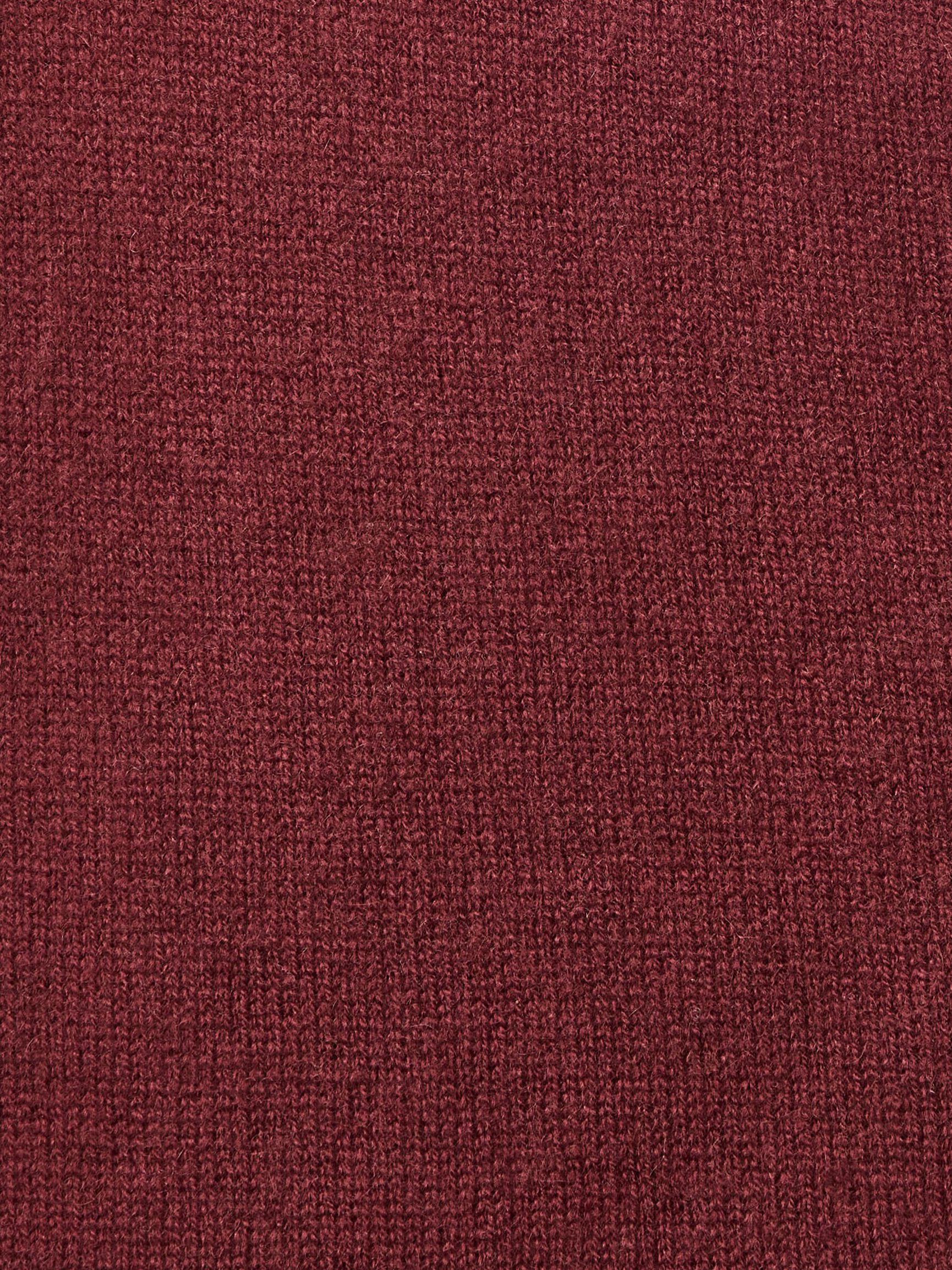 100% CASHMERE SCARF, Tawny Port, highres