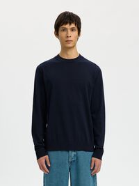 BAUMWOLL PULLOVER, Sky Captain, highres