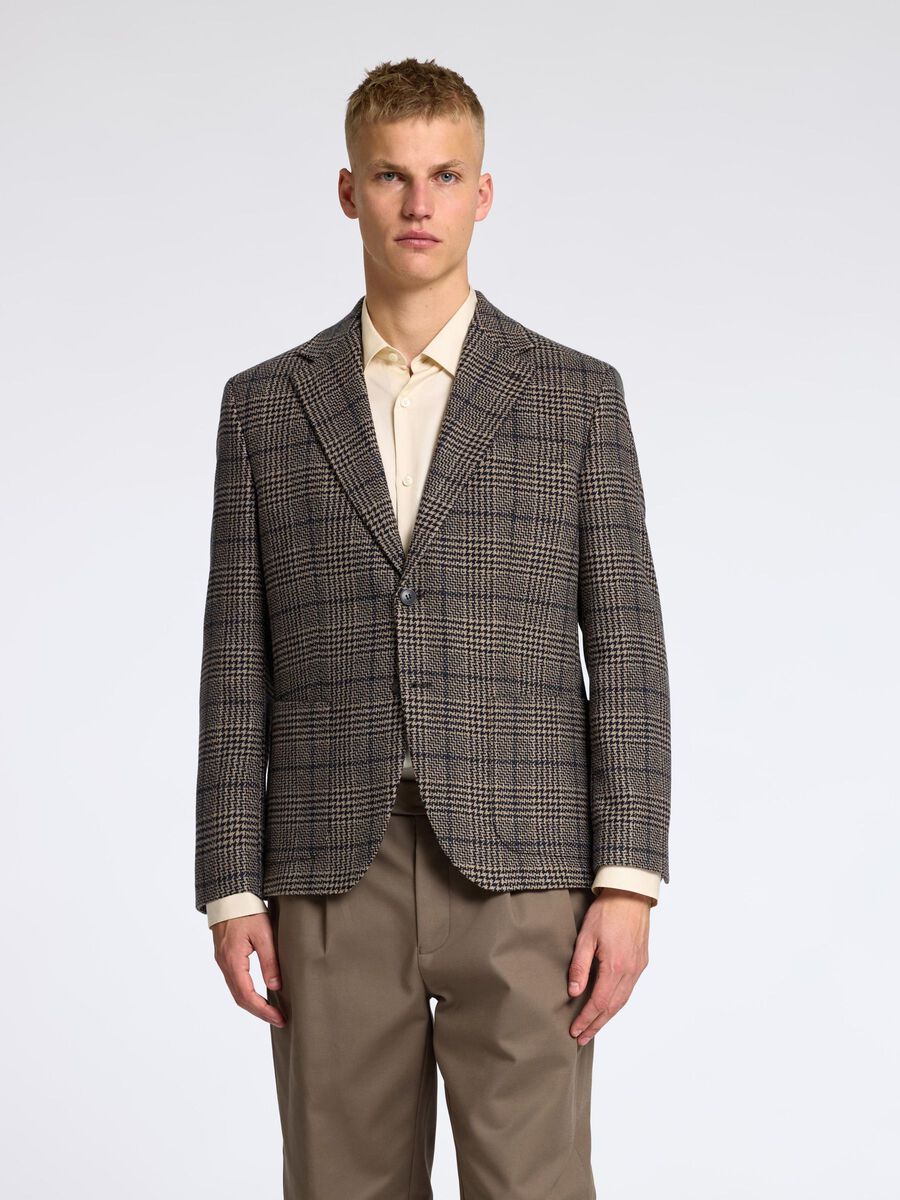 Selected GERUIT WOLMIX BLAZER, Sand, highres - 16092021_Sand_1144249_003.jpg