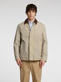 Selected WAXED COTTON JACKET, Feather Gray, highres - 16097932_FeatherGray_003.jpg