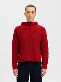 OVERSIZED JUMPER, Equestrian Red, highres
