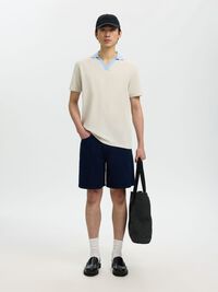 REGULAR FIT POLO SHIRT, Birch, highres