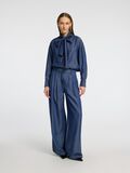 Selected CHAMBRAY WIDE LEG BROEK, Dark Blue, highres - 16096939_DarkBlue_005.jpg