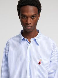 EMBROIDERED REGULAR FIT SHIRT, Bright White, highres