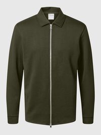 VISKOSEMIX STRICKJACKE, Forest Night, highres