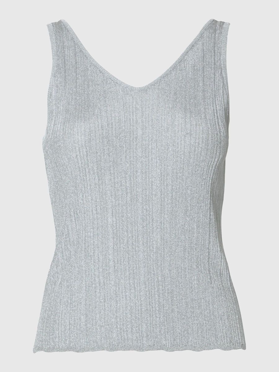 Selected METALLIC TOP, Silver, highres - 16095608_Silver_1152363_001.jpg