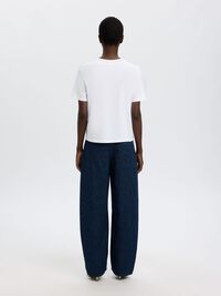 REGULAR FIT CREWNECK T-SHIRT, Bright White, highres