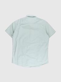 ORGANIC COTTON SEERSUCKER SHIRT, Tea, highres