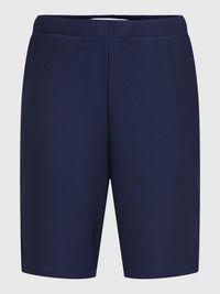 RIBBED SHORTS, Black Iris, highres