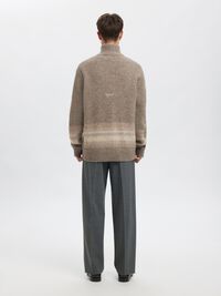 COUPE DÉCONTRACTÉE PANTALON, Grey Melange, highres
