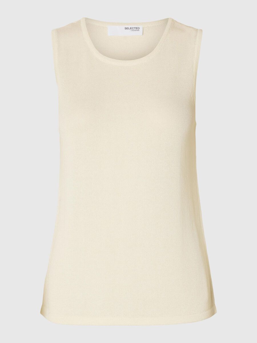 Selected STRICK TANKTOP, Birch, highres - 16093769_Birch_001.jpg