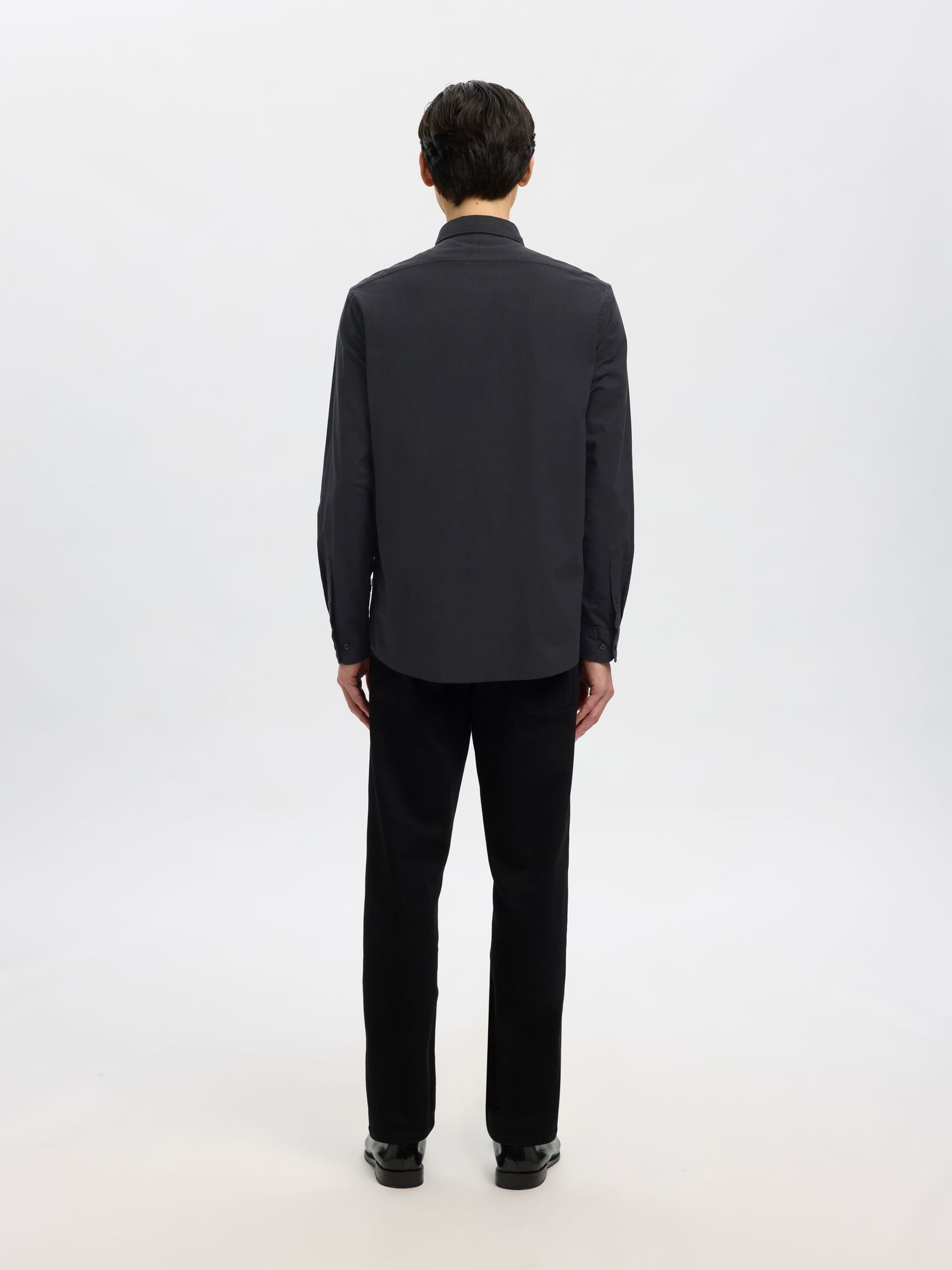 OXFORD HEMD, Black, highres