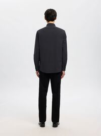 OXFORD HEMD, Black, highres