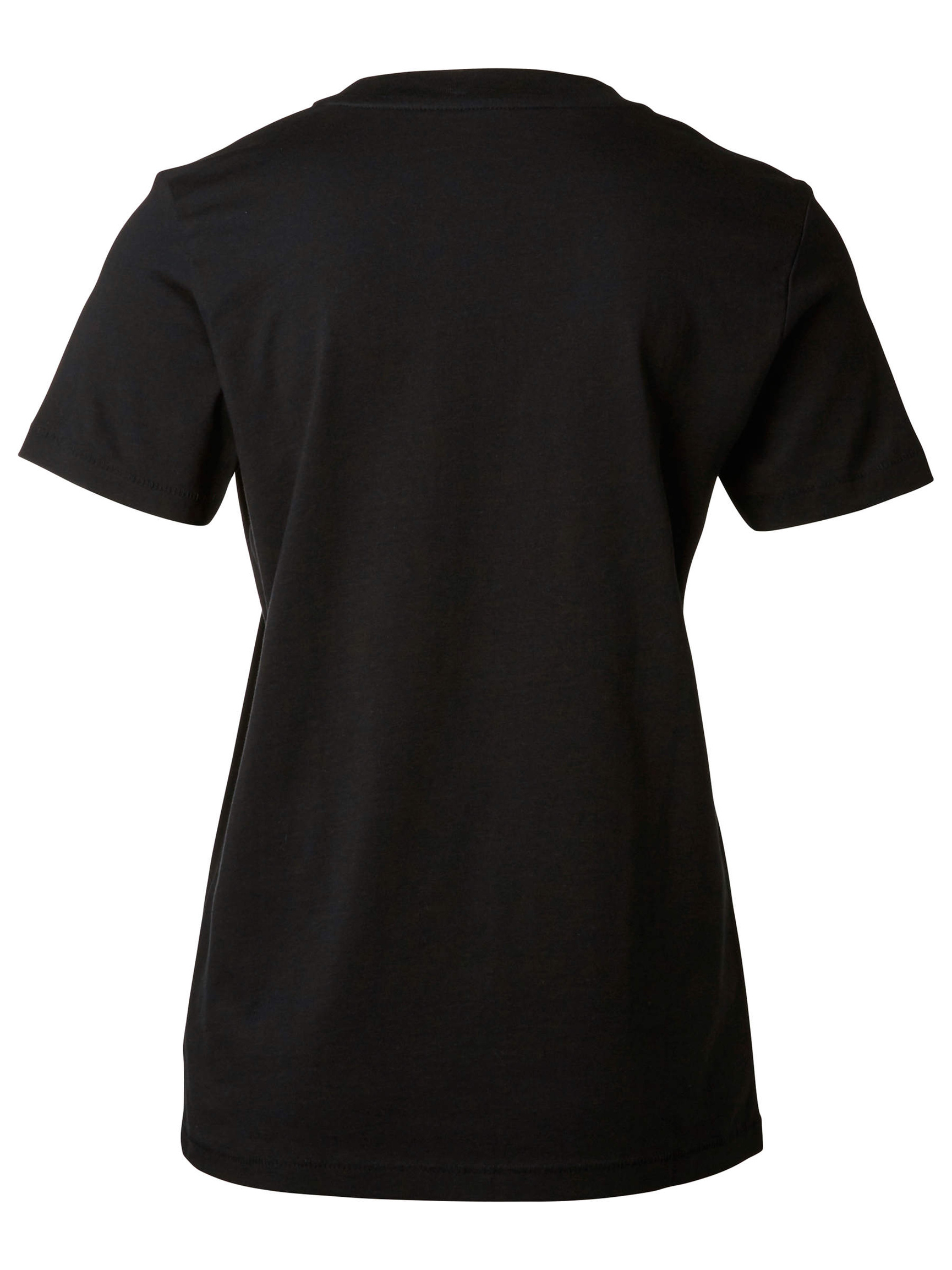 KATOENEN T-SHIRT, Black, highres
