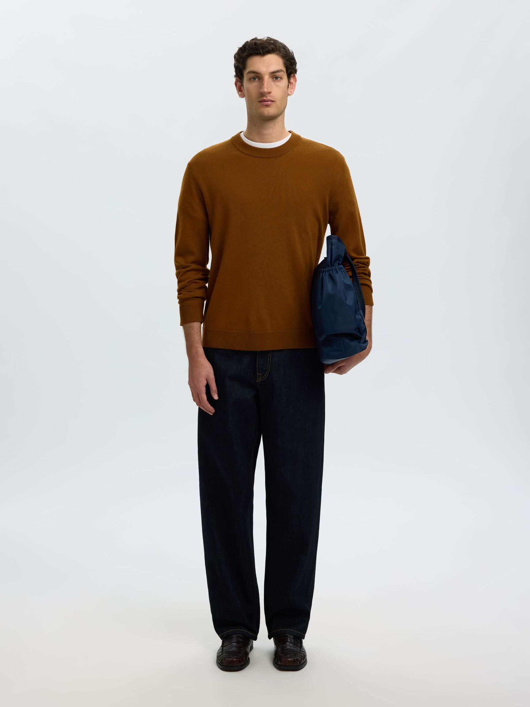 100% MERINO WOOL PULLOVER, Monks Robe, highres