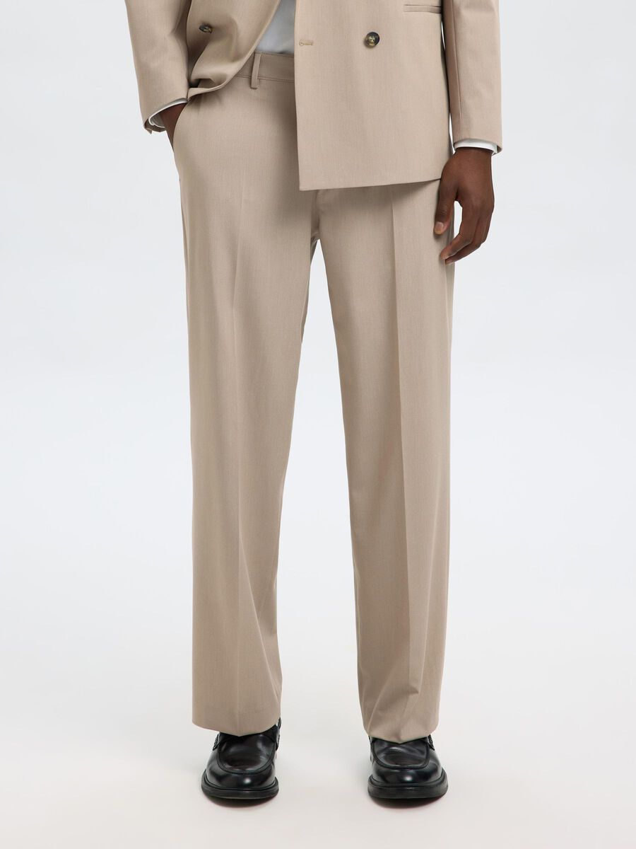 Selected LOOSE FIT HOSE, Plaza Taupe, highres - 16092595_PlazaTaupe_003.jpg