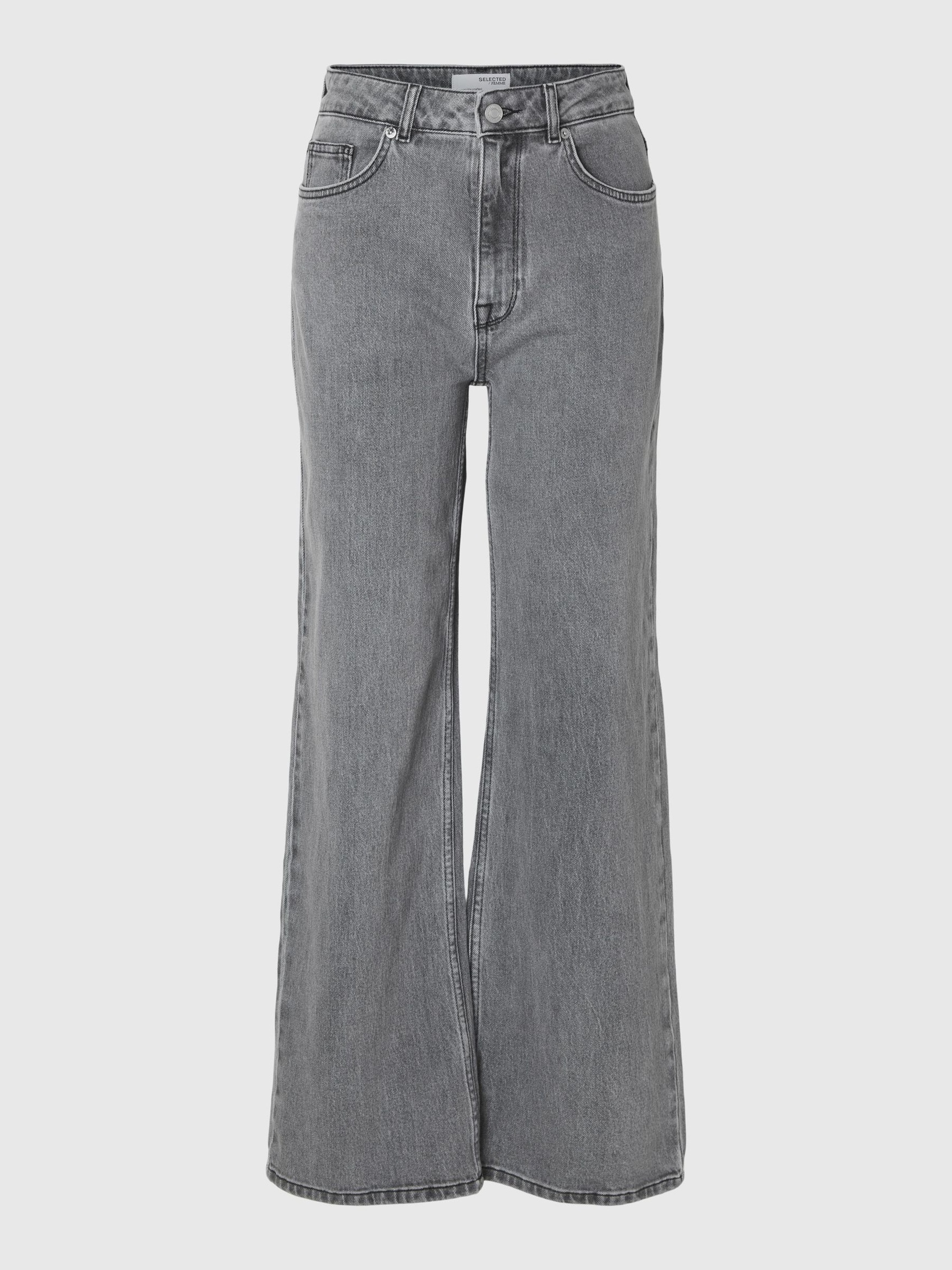 GRÅ WIDE FIT JEANS, Light Grey Denim, highres