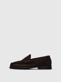 WILDLEDER PENNY LOAFER, Delicioso, highres