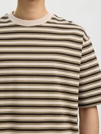 RELAXED FIT T-SHIRT, Oatmeal, highres