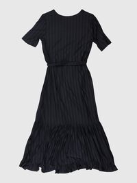 LANG KJOLE, Black, highres