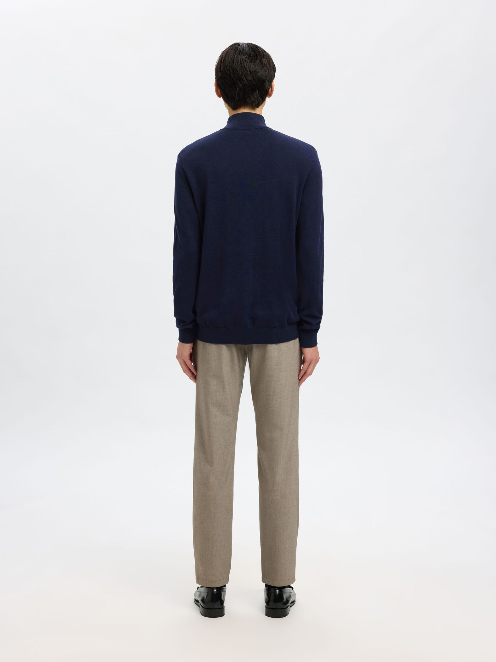 HALVE RITSSLUITING TRUI, Navy Blazer, highres