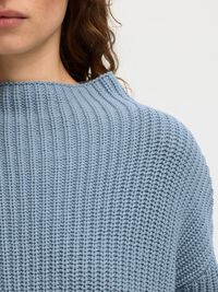 OVERSIZED JUMPER, Dusty Blue, highres