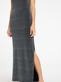 GLITZER MAXIKLEID, Black, highres