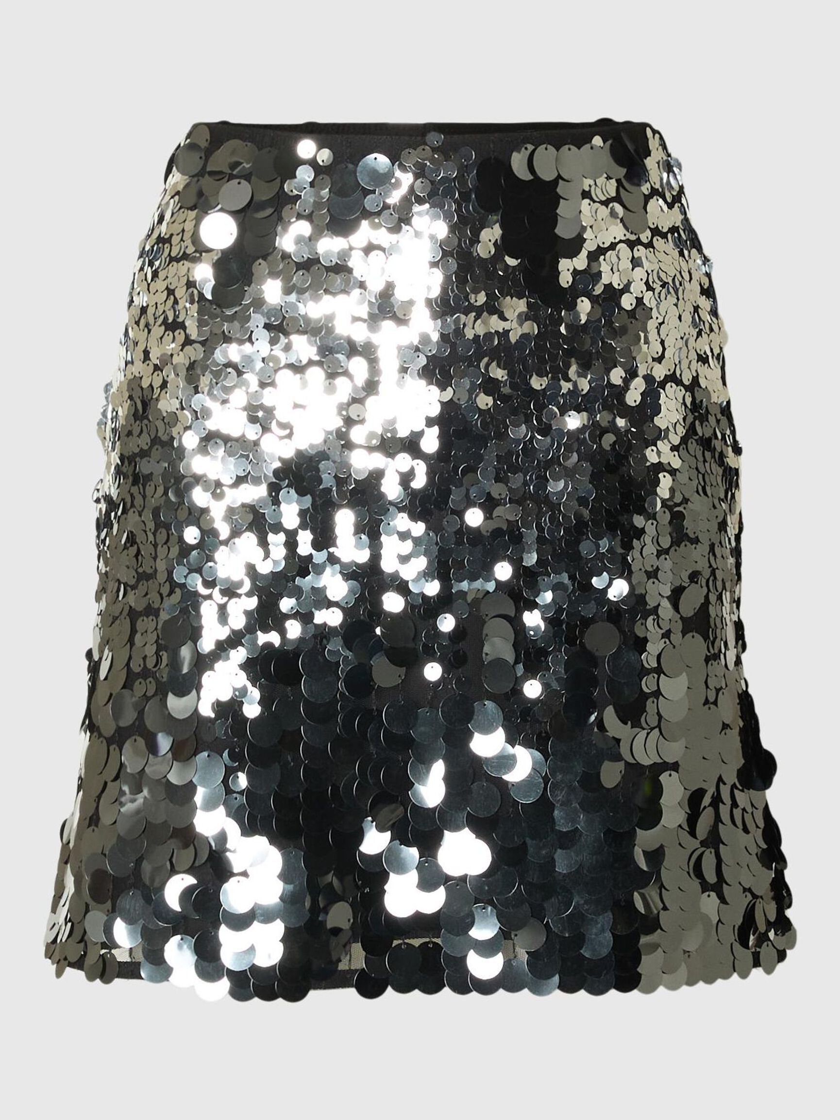 PAILLETTER MININEDERDEL, Silver, highres