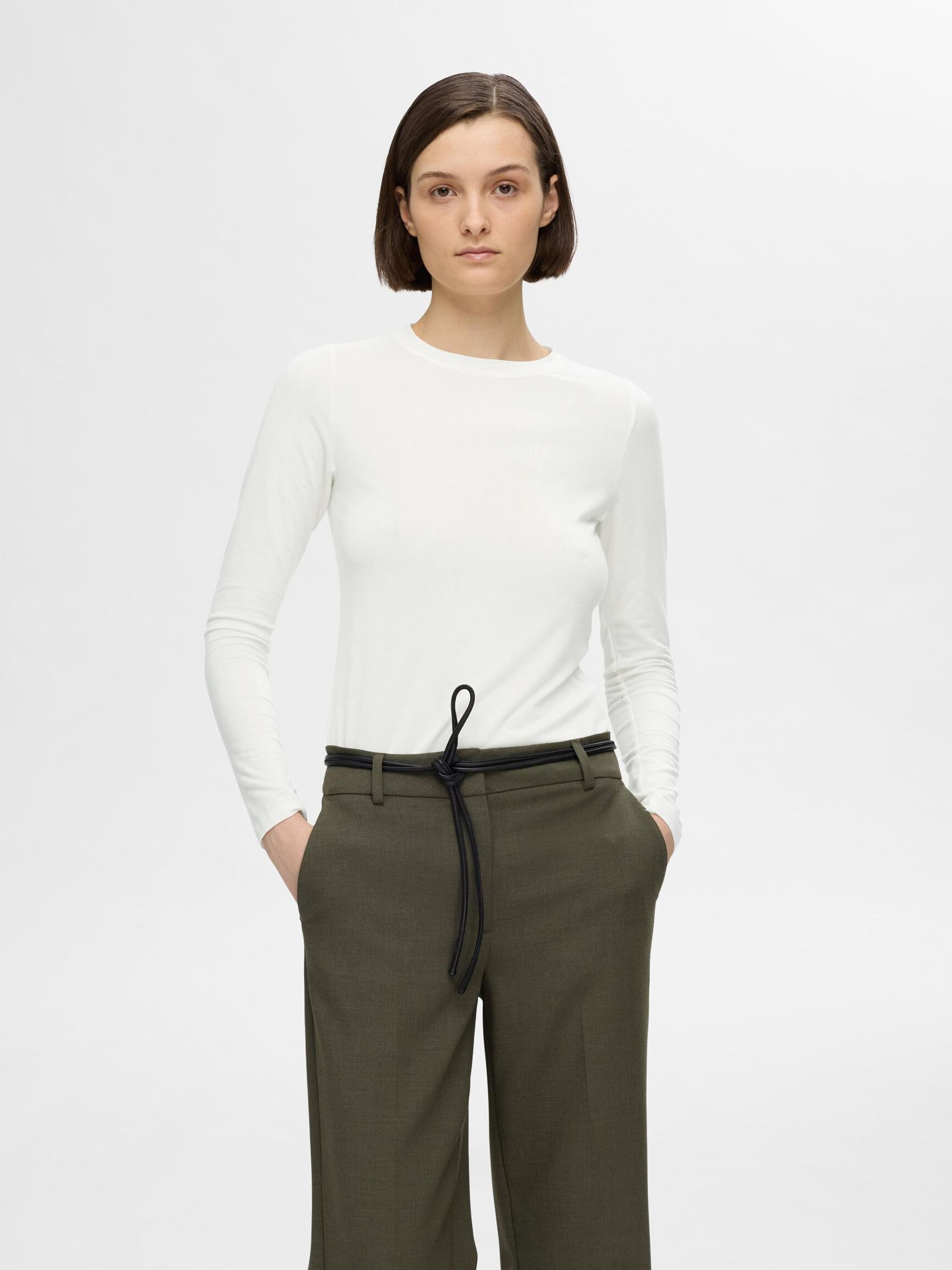 BASIC LONGSLEEVE, Snow White, highres